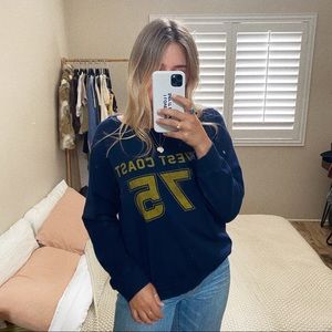 Anthropologie “west coast” Pullover